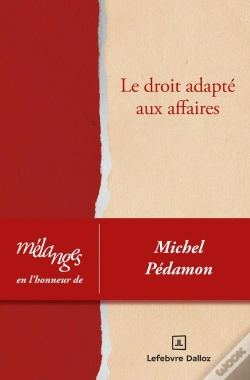 Capa do artigo Mélanges En L'Honneur De Michel Pédamon