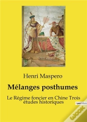 Capa do artigo Melanges Posthumes
