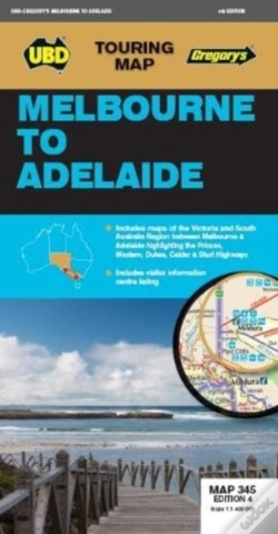 Capa do artigo Melbourne To Adelaide Map 345 4th Ed