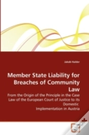 Capa do artigo Member State Liability For Breaches Of Community Law