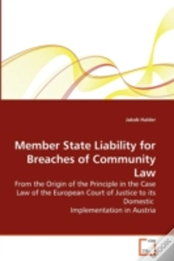 Capa do artigo Member State Liability For Breaches Of Community Law