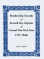 Membership Records Of Seventh Baptists O - Preview