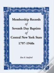 Capa do artigo Membership Records Of Seventh Baptists O