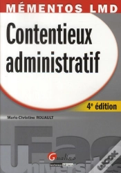 Capa do artigo Memento- Contentieux Admininistratif, 4