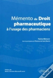 Capa do artigo Mémento De Droit Pharmaceutique À L