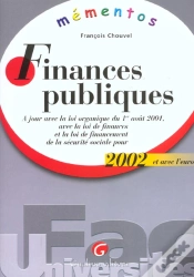 Capa do artigo Memento De Finances Publiques ; Edition 2002