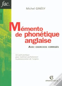 Capa do artigo Mémento De Phonétique Anglaise Avec Exercices Corrigés