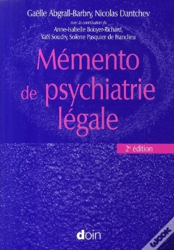 Capa do artigo Mémento De Psychiatrie Légale (2e Édition)