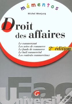 Capa do artigo Memento ; Droit Des Affaires ; 2e Edition