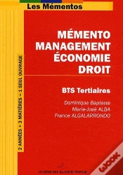 Capa do artigo Mémento Management-Économie-Droit ; Bts Tertiaires