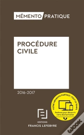 Capa do artigo Memento Procedure Civile 2016-2017