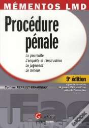 Capa do artigo Memento Procedure Penale  9eme Edition-L