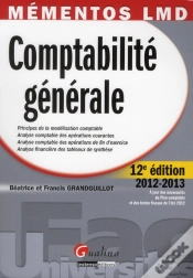 Capa do artigo Mementos Lmd - Comptabilite Generale 2012-2013 - 12e Edition