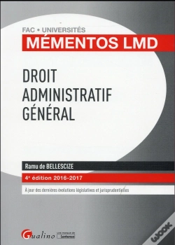 Capa do artigo Mementos Lmd - Droit Administratif General 2016-2017, 4eme Ed.