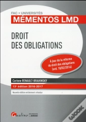 Mementos Lmd - Droit Des Obligations 2016-2017, 13eme Ed.