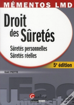 Capa do artigo Mementos Lmd-Droit Des Suretes,5eme Edition
