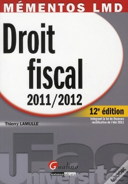 Capa do artigo Mementos Lmd-Droit Fiscal 2011-2012 12em