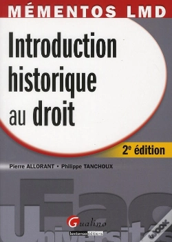 Capa do artigo Mementos Lmd Introduction Historique Au Droit,2eme Edition