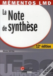 Capa do artigo Mementos Lmd - La Note De Synthese, 12e Edition