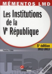 Capa do artigo Mementos Lmd- Les Institutions De La Ve Republique - 5e Edition