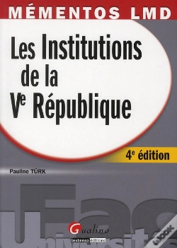Capa do artigo Mementos Lmd-Les Institutions De La Veme Republique,4eme Edition