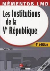 Capa do artigo Mementos Lmd-Les Institutions De La Veme Republique,4eme Edition