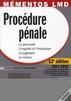 Capa do artigo Mementos Lmd-Procedure Penale,12eme Edition