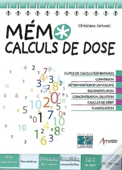 Capa do artigo Mémo ; Calculs De Dose
