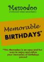 Memodoo Memorable Birthdays - Preview