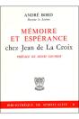 Memoire Et Esperance Chez Jean De La Croix - Preview