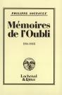 Mémoires De L'Oubli (1914-1923) - Preview
