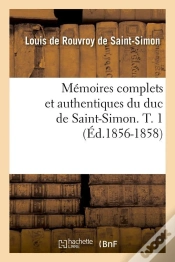 Capa do artigo Memoires De Saint Simon T.1 Edition 1856 1858