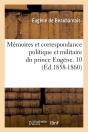 Memoires Du Prince Eugene 10 Edition 1858 1860 - Preview