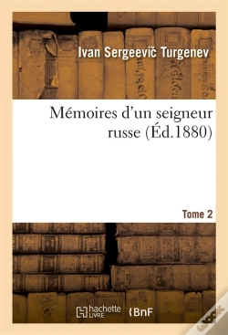 Capa do artigo Memoires D'Un Seigneur Russe. T.2