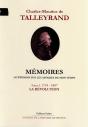 Mémoires, Ou Opinion Sur Les Affaires De Mon Temps. Tome 1 (1754-1807) - Preview