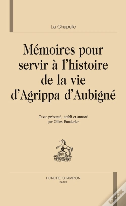 Capa do artigo Mémoires Pour Servir À L'Histoire De La Vie D'Agrippa Aubigné