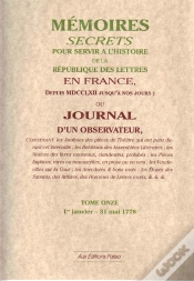 Capa do artigo Mémoires Secrets Ou Journal D