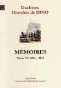 Mémoires. Tome 6 (1844-1853) - Preview