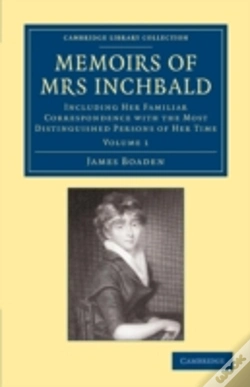 Capa do artigo Memoirs Of Mrs Inchbald: Volume 1