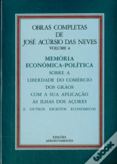 Memória económica-política sobre a liberdade do comércio dos grãos com a sua aplicação às ilhas dos açores, e outros escritos económicos
