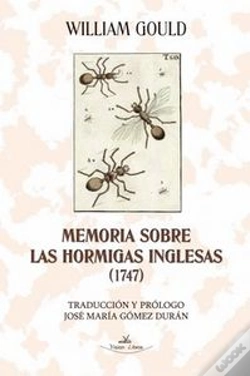 Capa do artigo Memoria Sobre Las Hormigas Inglesas (1747)