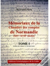 Capa do artigo Mémoriaux De La Chambre Des Comptes De Normandie (Xive-Xviie Siècles) T.1