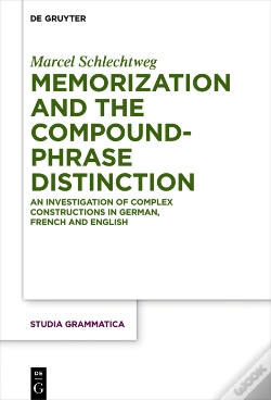 Capa do artigo Memorization And The Compound-Phrase Distinction