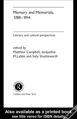 Capa do artigo Memory And Memorials, 1789-1914