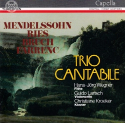 Capa do artigo Mendelssohn  Ries  Bruch  Farrenc - CD
