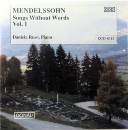 Capa do artigo Mendelssohn: Song Without Words Vol. 1 - CD