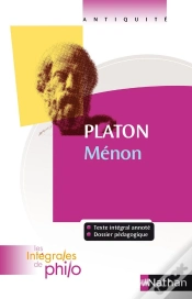 Capa do artigo Ménon, De Platon