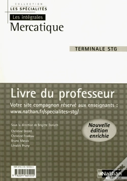 Capa do artigo Mercatique Terminale Stg Les Specialites/Les Integralesprofesseur 2008