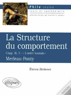 Capa do artigo Merleau-Ponty, La Structure Du Comportement, (Chap Iii, 3 'L'Ordre Humain')