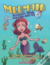 Mermaid Activity Book For Kids Ages 4-8